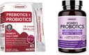 ZEBORA Probiotics-for-Women 100-Billion-CFUs με προβιοτικά, D-Mannose & Cranberry για Digestive, Immune, Γυναικείο UT Health Support, Ultimate Probiotic Women's Care, Soy & Gluten Free, 45 Πακέτα