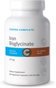 Cooper, Iron Bisglycinate. 29mg per Tablet. 60 Capsules per Şişe. Pack of 1
