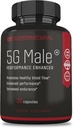 Supernatural Man 5G Άντρας Φυσικό T Booster Ενίσχυση συμπλήρωμα για τη ροή του αίματος, Stamina, δύναμη & αντοχή Ginseng, σκόρδο, Ginkgo, ρίζα τζίντζερ, βιταμίνη D - Υποστηρίζει υγιή αρσενικά - 30 κάψουλες