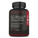Supernatural Man 5G Erkek Doğal T Branson Kan Akışı, Stamina, Strength & Endurance Ginseng, G, Ginkgo, Ginger Root, Vitamin D - Sağlıklı Erkekleri Destekler - 30 Capsules