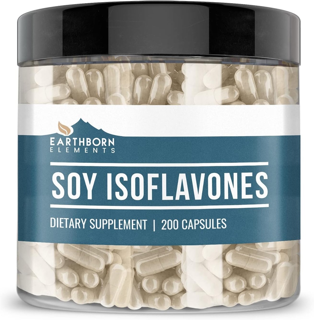 Earthborn Elements Soy Isoflavones, Pure & Undiled, No Wordss