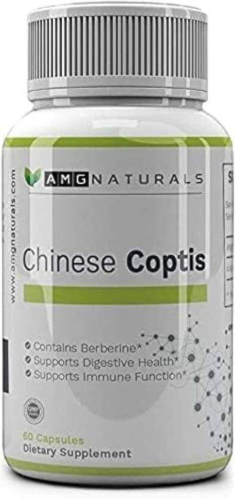 Çin Coptis (coptis chinensis) - Hayır Binder, Yok - Potent Whole Herb Huang Lian Su - Altın hazır 550 mg Berberine Coptisine - Ambalaj Vary