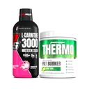 PROSUPPS L-Καρνιτίνη 3000 Simulant Free Liquid Shots (31 Servings, Dragon Fruit) και θερμικό λίπος καύση θερμογόνο σκόνη (25 Servings, Spicy 'Rita) Bundle