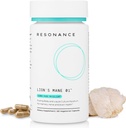 Lion's Mane 01TM - Organik Premium Lions Mane Mushroom Extract Supplement | Fruiting Body & Pure Mycelium |Memory, Brain, Focus & Nerve Health| Vegan, Non-GMO - 60 Vegetarian Capsules