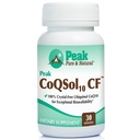 Peak CoQSol10 CF - 100% Crystal-Free Ubiquinol CoenzymeQ10 Gelişen Bioavailability - Ubiquinol CoQ10 - Natural Energy Alert - Supports Immunity, Brain and Heart Health (30 Softgels)