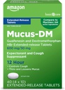 Temel Bakım Mucus Relief DM,12 Saat Guaifenesin & Dextromethorphan Hydrobromide Genişletilmiş-Release Tabletleri, 600 mg/30 mg, 40 Kont (Pazarlama)