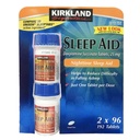 Kirkland Signature Sleep Aid Doxylamine Ηλεκτρικό 25 Mg, 2 συσκευασίες (192 δισκία)
