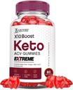 Justified Laboratories X10 Boost DW ACV Gummies Extreme 2000MG X 10 Boost Chem Gummies Apple Cider Vinegar Formulated with Pomegranate Beet Juice B12 Vegan Non GMO 60 Gummys