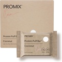 ProMix Beslenme Protein Puff Bars - Coconut - Marshmallow Crispy Treat - Great Tasting & Cold On The Go Snack - Yüksek Protein & Low Calorie - Gluten, Soy, & Corn - 12 Bars