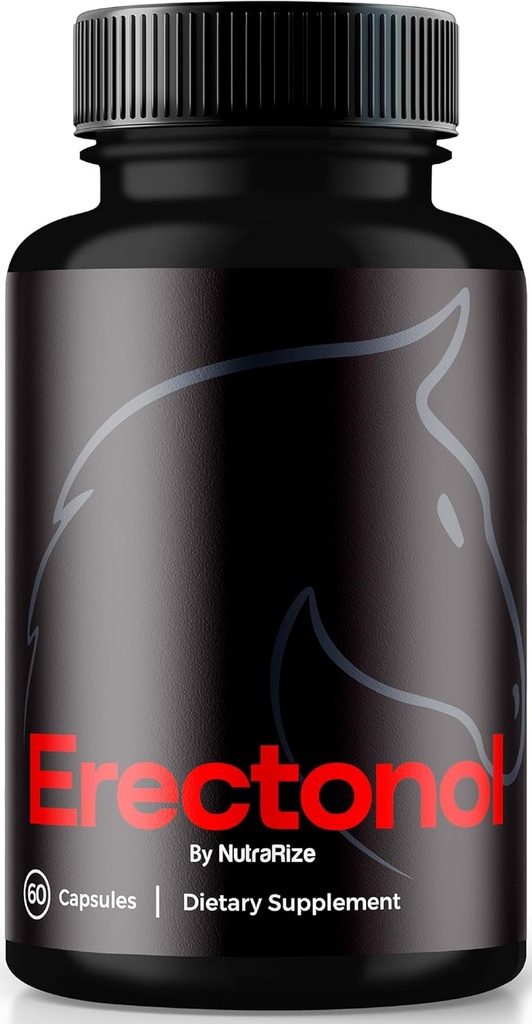 Erkekler için Erectonol Capsules, Erectonol Male Diyetary Supplement, Daily Formula for Men's Wellness ve Peak Performance, Advanced Formula Pills for an Active Lifestyle, Pastillas (60 Capsules)