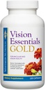 Whitaker's Vision Essentials Gold - Eye Health Supplement with 40 mg Lutein Plus, Zeaxanthin & Taurine - Υποστηρίζει Macular Health and Shields Eyes Against Blue Light Exposure (120 Κάψουλες)