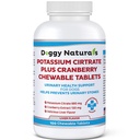 Citrate Citrate Plus Cranberry συμπλήρωμα για σκύλους (100 δισκία) - Ουρίας Φυλλαδικής Υποστήριξης-Βοηθά Deter Σχηματισμός Λίθων Οξαλικού ασβεστίου - Deters Bladder & Kidney Stones (Κατασκευασμένα στις ΗΠΑ)
