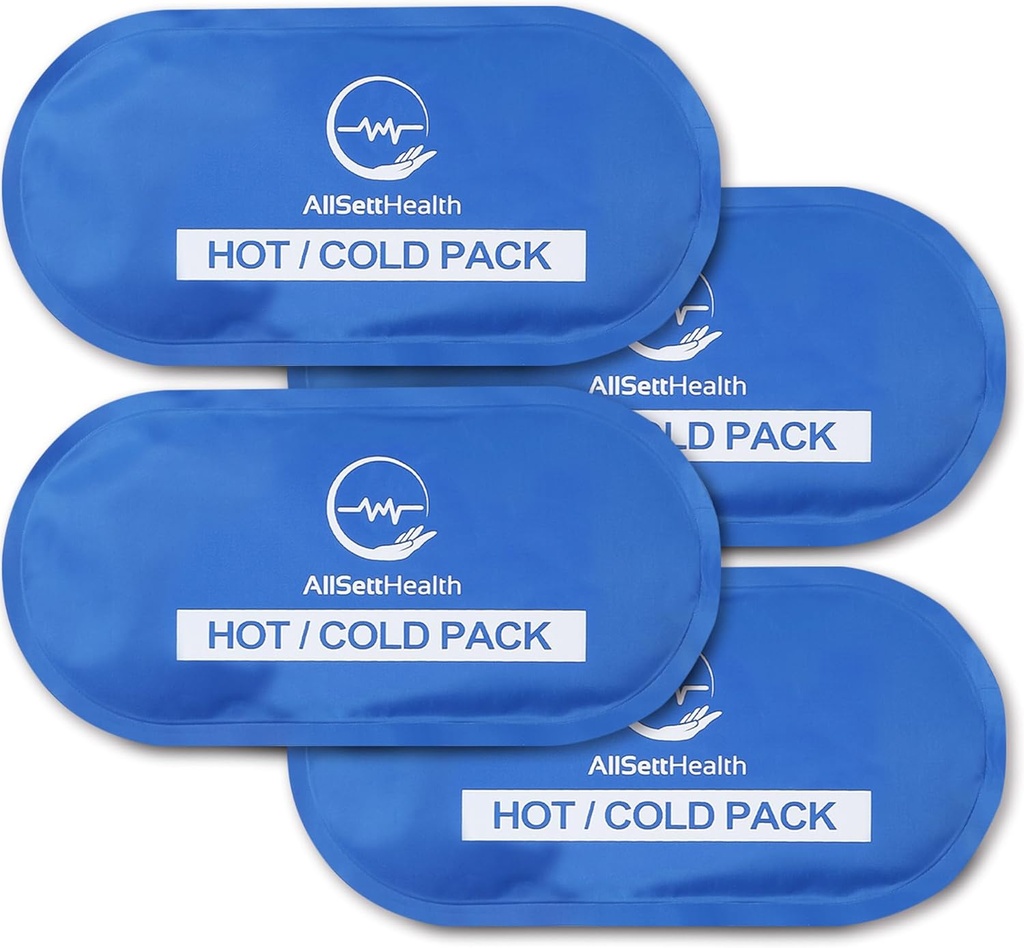 Injuries | Cold Compress, Buz Paketi, Gel Buz Paketi, Injuries için Soğuk Paketler,10.5 x 5 inç (4 Pack)