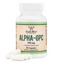 Alpha GPC Choline Brain Supplement for Acetylcholine (60 Kont, 600 mg Services) Gelişmiş Memory Formula, Focus and Brain Support, Focus Supplement (Amerika Birleşik Devletleri'nde Gerçekleştirilmiş)