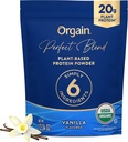 Orgain Organic Vegan Perfect Blend Protein Powder, 20g Clean Plant Protein, 6 Συστατικά, <1g Sugar, Gluten Free, Non-GMO; No Artificial Flavors, Stevia Extract, Dairy or Soy Ingredients - Βανίλια