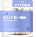 Teami Bloat Απαγόρευση Γρήγορο Αέριο και Αναπλήρωση Ανακούφιση για τις γυναίκες - Debloat χάπια για την υποστήριξη της πέψης, την εξασφάλιση της κανονικότητας & ανακούφιση δυσκοιλιότητας - Natural Herbal Belly Cleanse with Digestive Enzymes