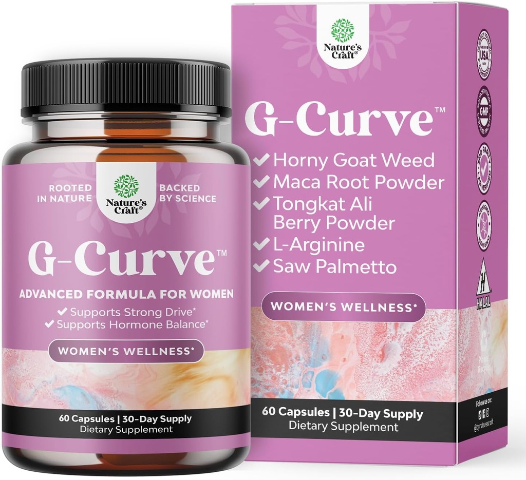 G-Curve Meme ve Amat Advancedr Pills Voluptuous Curves'i Destekleyebilir - Boyy Goat ile Herbal Geliştirilmiş Pills Biz Kadınlar için Sun Palmetto Ekstraksiyonu ve L-Arginine *Results Mayıs Vary