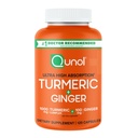 Qunol Turmeric ve Ginger Capsules, 1000 mg Turmeric Supplement, Ultra High Abxia to Support Joint Health, #1 Doktor Önerilen Turmeric Curcumin Form, 120 Kont (1.5 Kont)
