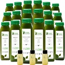 7 Day Green Juice Cleanse by Raw Fountain, All Natural Raw, Vegan Detox, Cold Pressed Juice, 42 Şişe 12oz, 3 Ginger Shots