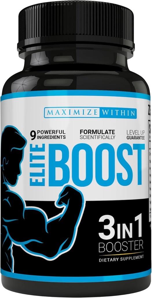 1 Formula Doğal olarak En Az Slim Elite Boost 3 , Enerji,Muscle Mass & Stamina, Güçlü Malzemeler Veggie Capsules