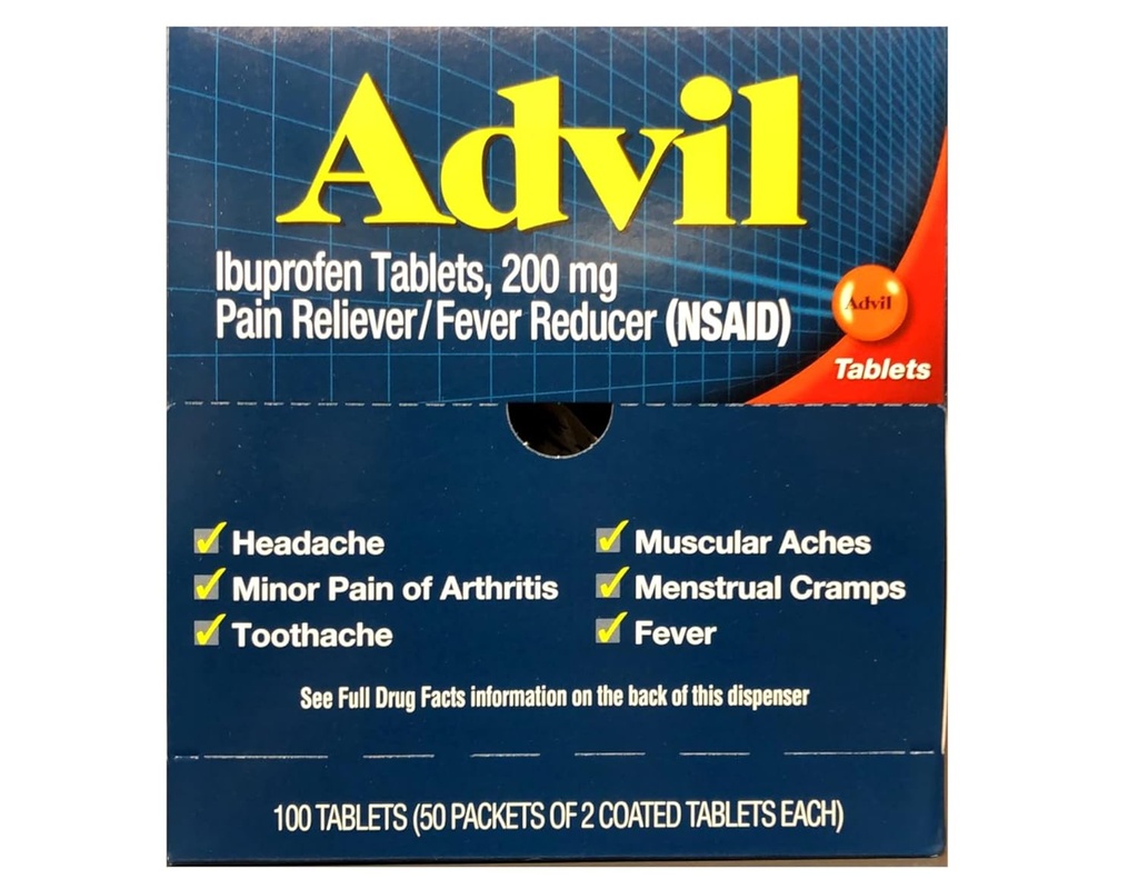 Advil Ağrı Reliever/Fever Function Kaplaması Kaplaması