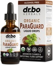 ParaGuard Cleanse Liquid Organic Detox - Organik Intestinal Guard Formula Supplement for Humans with Black Walnut Wormwood Clove & Oregano Tincture - Natural Herbal Intestine Body Gut Cleanser 2 ozin