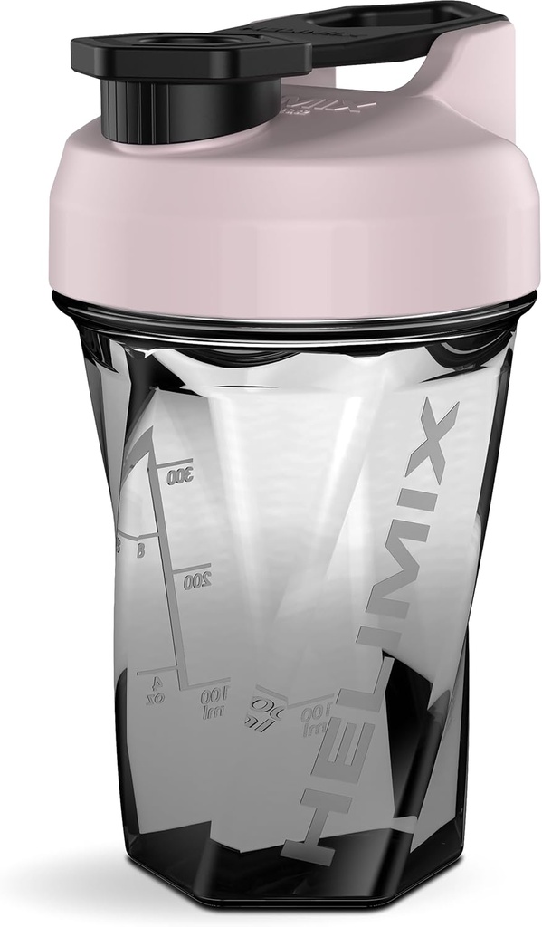 HELIMIX 1.5 Vor Blender Shaker Şişe 20oz | No Blending Ball veya Whisk | ABD Made | Portatif Pre Workout Whey Protein İçecek Shaker Cup | Mixes Cocktails Smoothies Shakes | Top Raf Safe