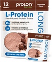 Prolon Longevity Plant Based Protein Toz | Kas Synthesis & Tamir, Sağlıklı Ağlama, Boost Performans | Vitaminler, Gluten Free, Amino Asits, Antioksis | 25g of Protein | Chocolate, 12 Packets