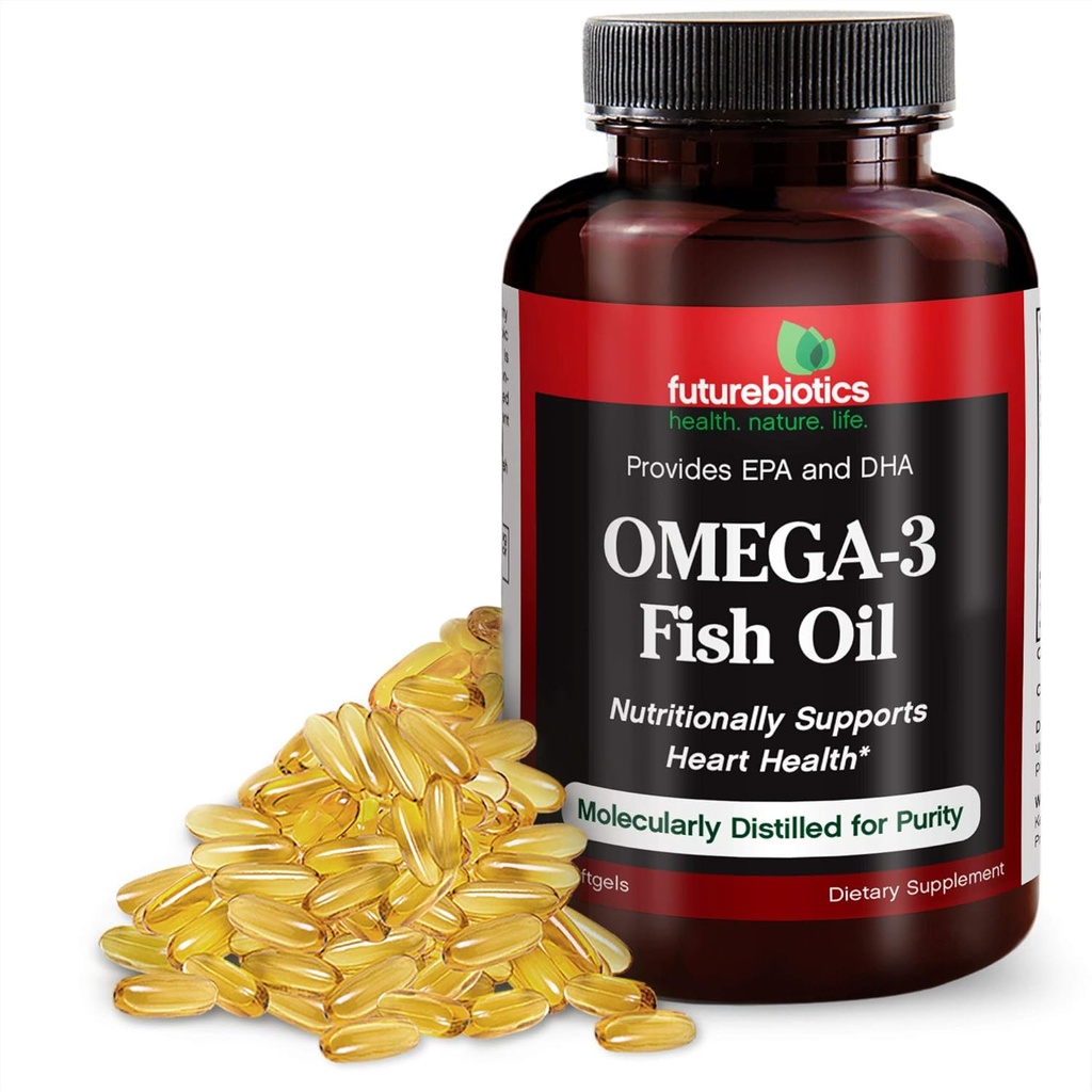 Futurebiotics Omega-3 Fish Oil, 100 Vegetarian Softgels