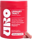 O Positiv URO Urinary Tract Health Supplement for Women, 60 Count ( 1) - Pacran Complete Cranberry Extract, D-Mannose ve Vitamin C - Vegan & Gluten-Free C - Vegan & Gluten-Free