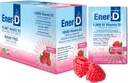 Ener-D Sugar Free Multivitamin Drink Mix - Βιταμίνη D3 Σκόνη για το νερό, Ηλεκτρολυτές σε σκόνη Όχι Ζάχαρη, Ενυδατική Πακέτα, Μηδέν Ζάχαρη, Βιταμίνη D3 Συμπλήρωμα Υγρό Μίγμα - Βατόμουρο, 24 Count