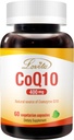 Lovita CoQ10 400 mg Supplements | Easliy Absorbed Coenzyme Q10 Toz | Antioksi Co Q10 Enzyme | Destek Kalp Sağlığı | Vegan | 60 Capsules