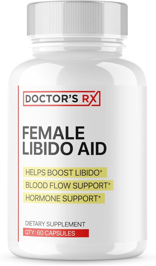 Doktor'un RX | #1 Kadın Libido ATM for Women | Boost Passion, Balance Hormons, Boyen Hassasiyet | Hızlı Acting + 14 Ultra Malzemeler | 3rd Parti Kadınlar için Test Edildi - 60 Pills
