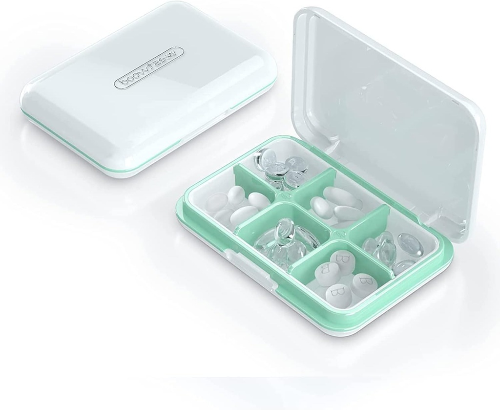 Daily Pill Organizer, Pill Box για Purse - Dtouayz Travel Pill Case, Συμπλήρωμα βιταμίνης και φαρμακευτικής θεραπείας Αδιάβροχος 6 Κάτοχος της Ιατρικής Διαμερίσματος, Εβδομαδιαία Μεγάλο Δοχείο Χάπια