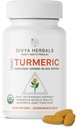 Organik Turmeric & Ginger + Black Pepper -% 100 Pure Whole Roots, Unprocessed, Uncoated, Authentic Ayurvedic Mix - Supports Ortak Sağlık & Immunity – 120 Vegan Tabs