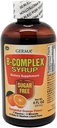 Germa B-Complex Syrup. Diyetary Supplement. Bone Health, growth and Development Aid. Sugar Free. Orange Flavor. 8 oz