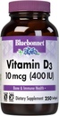 Bluebonnet Beslenme Vitamin D3 400 IU Softgels, Kas ve Skeletal Büyümede Yardımcılar, Balık Yağından Cholecalciferol, Gluten Ücretsiz, Soy Free, Süt Free, 250 Softgels