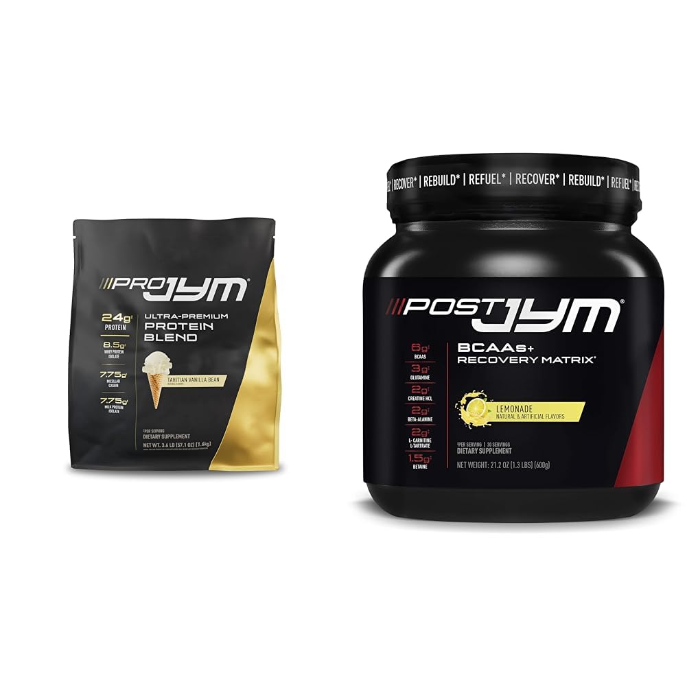 PRO JYM 45 Protein Toz & Post JYM Active Matrix Post-Workout Supplements
