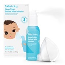 Frida Bebek NoseFrida Saline Mist Nasal Inhaler, Decongestant Sprey for Congestion & Anti Alerji Relief for Bebekler + Çocuklar, Nasal Saline Mix, Soothes Thingsy Nose & Sore Throat, Adds Maske
