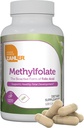 Zahler Mefolate - Sağlıklı Fetal Geliştirme ve Genetik Sağlık Destek - 1000 mcg DFE L-Methylfolate - Kosher Non GMO Methyl Folate Supplement for Women (120 Capsules)