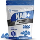 ΒΕΛΤΙΩΣΗ LABSRX Λιποσωμικό NAD+ Συμπλήρωμα - Third-party tested NAD Softgels Νικοτιναμίδη Ριβοσιδική ρεσβερατρόλη - 2500mg Liposomal NAD συμπληρώματα για τις γυναίκες - Υποστήριξη μακροζωίας - Made in USA