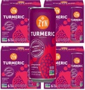 ZYN Turmeric Wellness Drink (24 Pack), Pomegranate Cranberry Flavored Turmeric Curcumin Drink with Black Pepper, No added Sugar, Low Carb & Low Calorie Drink, Clean Alternative