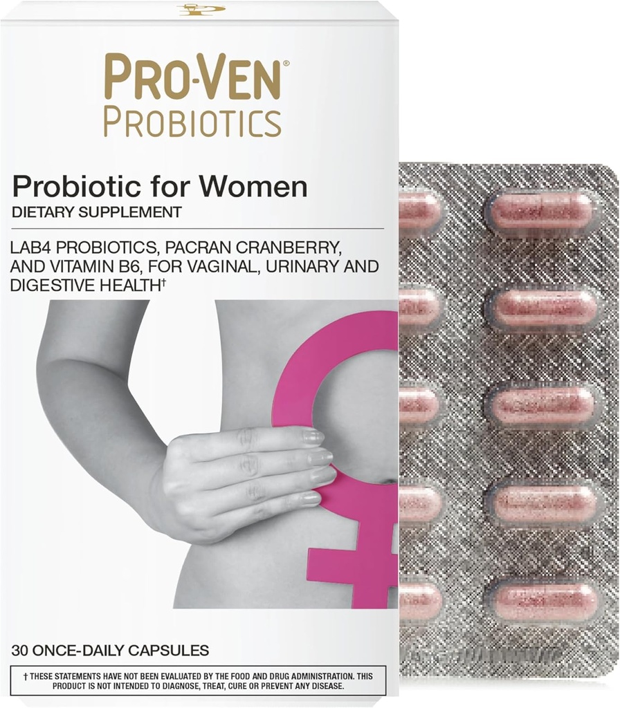 Kadınlar için Probiyotikler | 17.5 Milyar CFU | Vaginal, Urinary Tract & Digestive Health | Lactobacillusofilius, Cranberry & Vitamin B6 | 30 Capsules | Vegetarian, Gluten Free & Lactose Free & Lactose Free