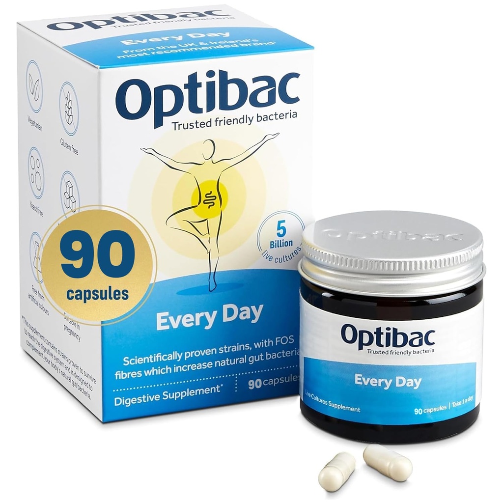 OPTIBAC Daily Wellness, 180 CT