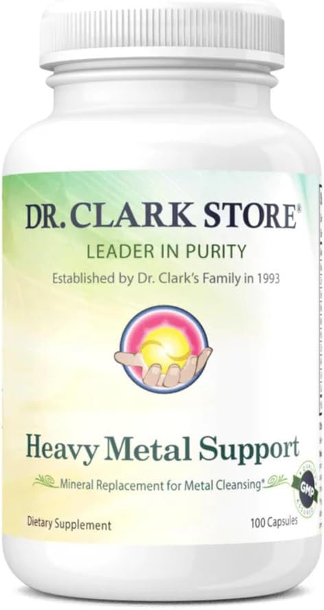 Dr Clark Ağır Metal Desteği, Metal Cleansing için Mineral Değiştirme, 100 Capsules
