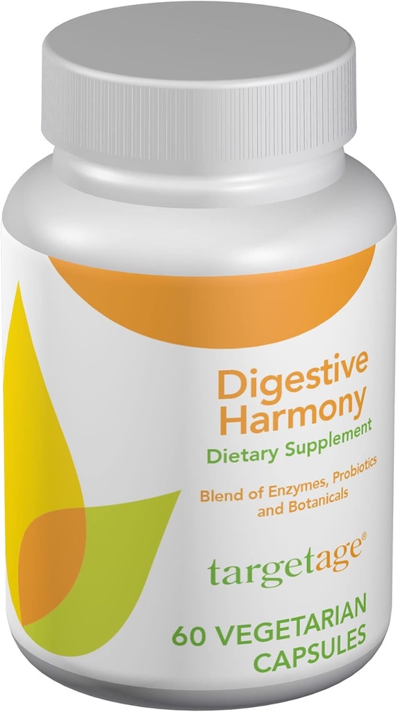 Targetage® Tarafından Maison Beljanski® - Digestive Harmony Diyeter Supplement - Probiyotikler, Botanikler ve Enzymes for Digestive Health - 60 Capsules