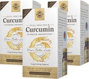 Solgar Full Spectrum Curcumin - 60 LiCaps, Συσκευασία των 3 - Superior Απορρόφηση - Εγκεφαλική, Κοινή & Ανοσολογική Υγεία - Μη ΓΤΟ, Vegan, Χωρίς Γλουτένη, Χωρίς Γαλακτοκομικά - 180 Σύνολο Σερβίρεις