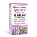 Doğal Faktörler Ultimate Probiyotik Kadınlar Her Gün - Digestive Health Support Supplement - Urinary Tract & Vaginal Health Support - 60 Vegetarian Capsules (60 Hizmet)