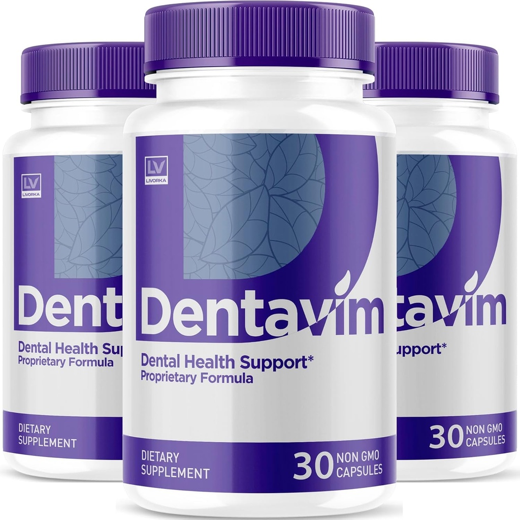 (3 Pack) Dentavim, Dentavim Capsules, Dentavim Advanced Formula Pills, Dentavim All Natural Vitamins for Oral Protection, Dentavim İncelemeleri, 3 Ay Boyunca 90 Capsules