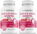 Myo & D-Chiro Inositol Plus Supplement, Hormonal Denge, Sağlıklı Ovulation & Genel Sağlık Kadınları, Fertness ve Hamile Sağlık (2 Paket)